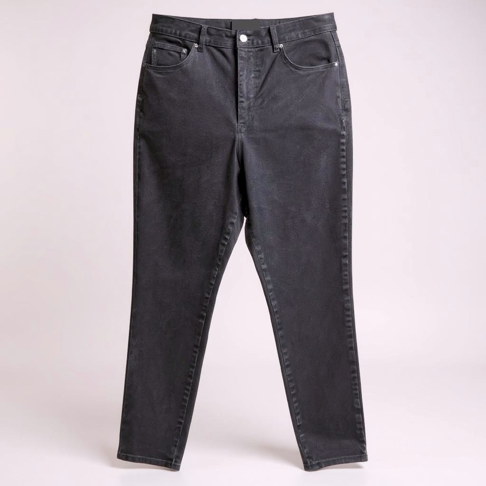 Gloria Vanderbilt Amanda Skinny Jeans in Black, Size 16 – Stretch Mid Rise Pants